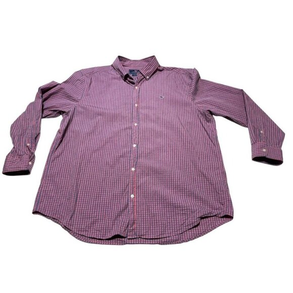 Vineyard Vines Whale Shirt Blue/Red Size 2XL - Picture 1 of 6